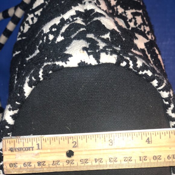Shoulder Purse Tote Bag Large Jacquard Woven Bohemiam Black White Neutral NWOT - Picture 6 of 11